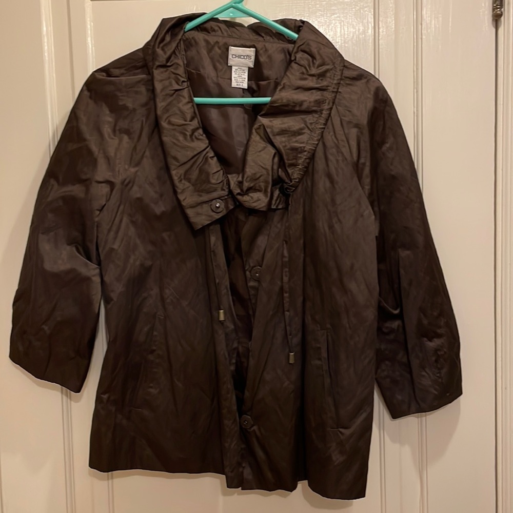 Chicos brown semi formal jacket